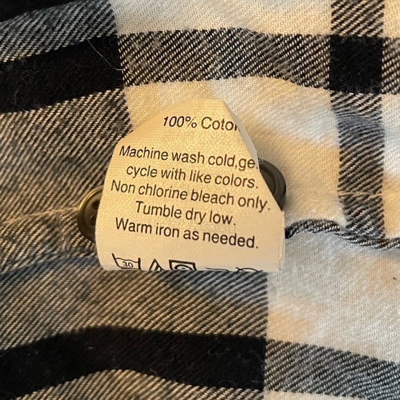 J Crew Blue Plaid Flannel Shirt - Picture 5 of 5